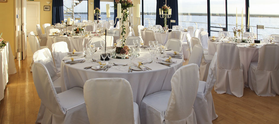 The Dining Room ready for the reception